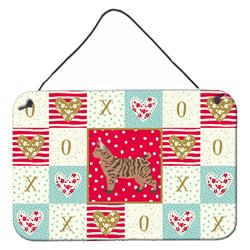 8 x 12 in. Pixie Bob No.2 Cat Love Wall or Door Hanging Prints
