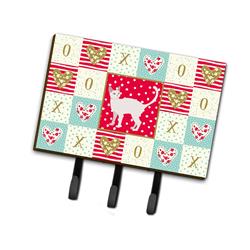 6 x 2 x 9 in. Khao Manee No.2 Cat Love Leash or Key Holder
