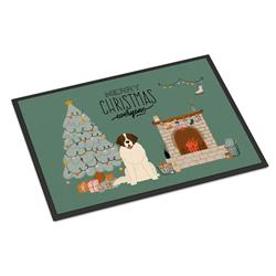 CK7590JMAT 24 x 36 in. Moscow Watchdog Christmas Everyone Indoor or Outdoor Mat