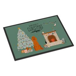 CK7627JMAT 24 x 36 in. Irish Setter Christmas Everyone Indoor or Outdoor Mat