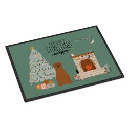 CK7636JMAT 24 x 36 in. Dogue De Bourdeaux Christmas Everyone Indoor or Outdoor Mat
