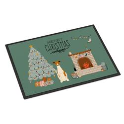CK7662JMAT 24 x 36 in. Whippet Christmas Everyone Indoor or Outdoor Mat