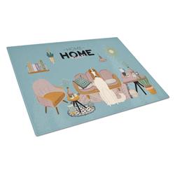 CK7868LCB Borzoi Sweet Home Glass Cutting Board - Large