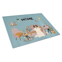 CK7872LCB Moscow Watchdog Sweet Home Glass Cutting Board - Large