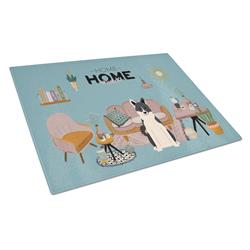 CK7874LCB Russo-European Laika Spitz Sweet Home Glass Cutting Board - Large