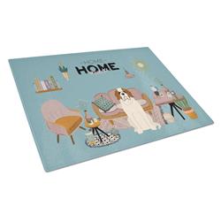 CK7880LCB Saint Bernard Sweet Home Glass Cutting Board - Large