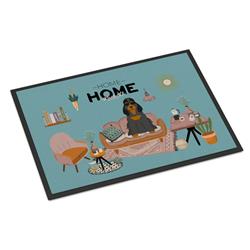 CK7938MAT 18 x 27 in. Black Tan Cocker Spaniel Sweet Home Indoor or Outdoor Mat