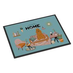 CK7940MAT 18 x 27 in. Red Cocker Spaniel Sweet Home Indoor or Outdoor Mat