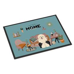 CK7941MAT 18 x 27 in. Old English Sheepdog Sweet Home Indoor or Outdoor Mat
