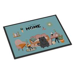 CK7988MAT 18 x 27 in. Black Chow Chow Sweet Home Indoor or Outdoor Mat