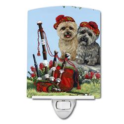6 x 4 in. Cairn Terrier Pipers Ceramic Night Light