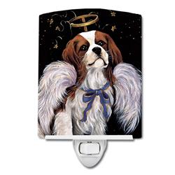 6 x 4 in. Cavalier Spaniel Christmas Angel Ceramic Night Light