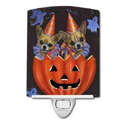 6 x 4 in. Chihuahua Halloweenies Ceramic Night Light