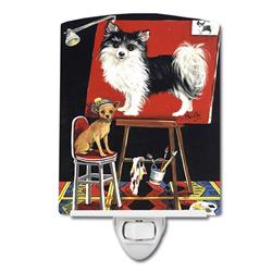 6 x 4 in. Chihuahua Think Big Ceramic Night Light
