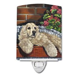 6 x 4 in. Cocker Spaniel Life is Good Ceramic Night Light