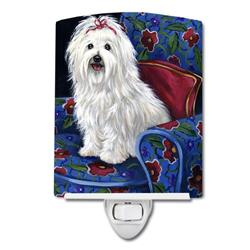 6 x 4 in. Coton De Tulear Royalty Ceramic Night Light