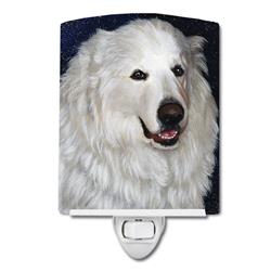 6 x 4 in. Great Pyrenees Meisha Ceramic Night Light