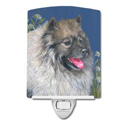 6 x 4 in. Keeshond Ceramic Night Light