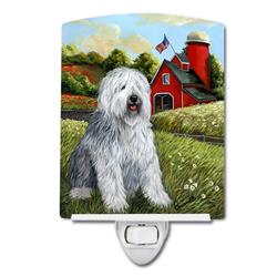 PPP3119CNL 6 x 4 in. Old English Sheepdog Heaven Ceramic Night Light