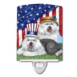 PPP3121CNL 6 x 4 in. Old English Sheepdog USA Ceramic Night Light