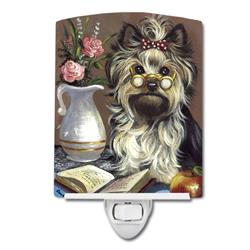 6 x 4 in. Yorkie Teachers Pet Ceramic Night Light