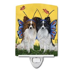 6 x 4 in. Papillon Butterflies Ceramic Night Light