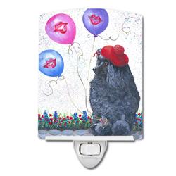 6 x 4 in. Poodle Totally Chic Ceramic Night Light