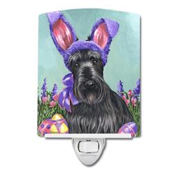 6 x 4 in. Scottie Easter Bunny Ceramic Night Light