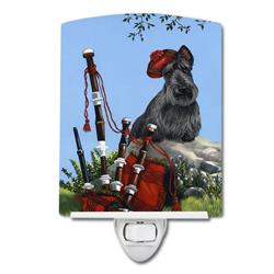 6 x 4 in. Scottie Piper Ceramic Night Light