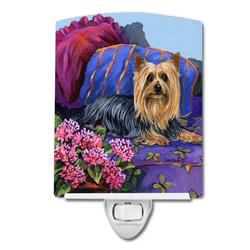 6 x 4 in. Silky Terrier Luxurious Ceramic Night Light