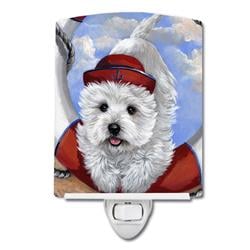 6 x 4 in. Westie Ahoy Sailor Ceramic Night Light