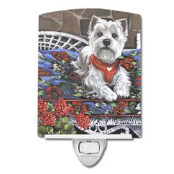6 x 4 in. Westie Hannah Mae Ceramic Night Light