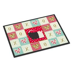 CK5314MAT 18 x 27 in. Welsh Black-Necked Goat Love Indoor or Outdoor Mat