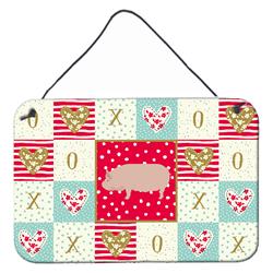 8 x 12 in. Welsh Pig Love Wall or Door Hanging Prints