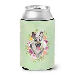 Eastern German Shepherd Green Flowers Can or Bottle Hugger