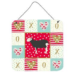 6 x 6 in. Herwick Sheep Love Wall or Door Hanging Prints