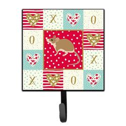 4.25 x 1 x 7 in. Spiny Mouse Love Leash or Key Holder