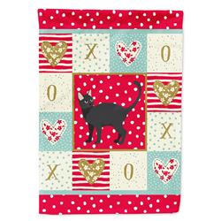 28 x 0.01 x 40 in. Malayan No.2 Cat Love Canvas House Flag