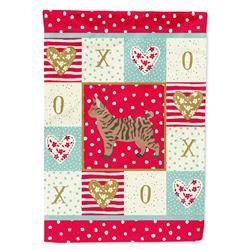 28 x 0.01 x 40 in. Pixie Bob No.2 Cat Love Canvas House Flag