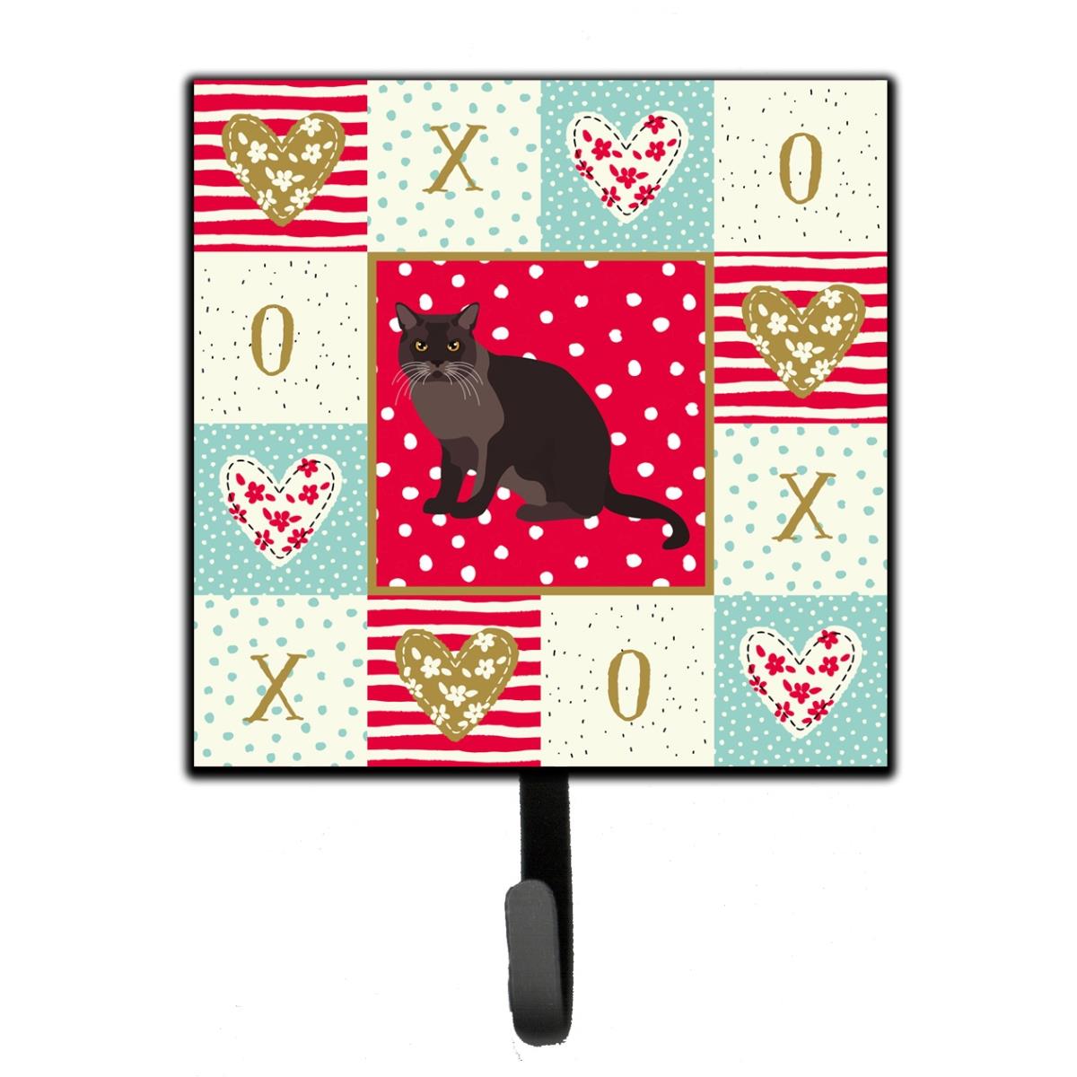 Picture of Carolines Treasures CK5761SH4 4.25 x 1 x 7 in. European Burmese Cat Love Leash or Key Holder