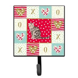 4.25 x 1 x 7 in. Foldex Exotic Fold Cat Love Leash or Key Holder