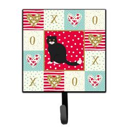 4.25 x 1 x 7 in. Foldex Exotic Fold No.2 Cat Love Leash or Key Holder