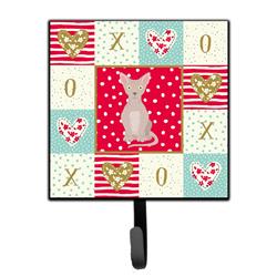 4.25 x 1 x 7 in. Minskin Cat Love Leash or Key Holder