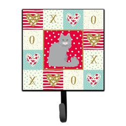 4.25 x 1 x 7 in. Norwegian Forest Cat Love Leash or Key Holder
