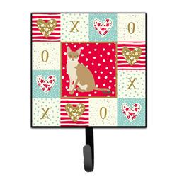 Picture of Carolines Treasures CK5789SH4 4.25 x 1 x 7 in. Singapura Cat Love Leash or Key Holder