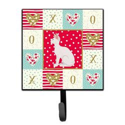 4.25 x 1 x 7 in. Sphynx No.3 Cat Love Leash or Key Holder