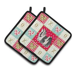 CK5841PTHD 7.5 x 7.5 in. Havanese No.1 Love Pair of Pot Holders