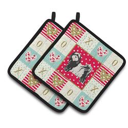 CK5898PTHD 7.5 x 7.5 in. Tibetan Terrier Love Pair of Pot Holders
