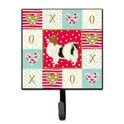 4.25 x 1 x 7 in. Papillon Love Leash or Key Holder