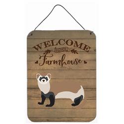 12 x 16 in. Ferret Welcome Wall or Door Hanging Prints